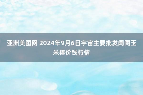 亚洲美图网 2024年9月6日宇宙主要批发阛阓玉米棒价钱行情