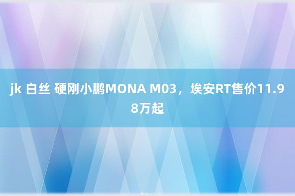 jk 白丝 硬刚小鹏MONA M03，埃安RT售价11.98万起