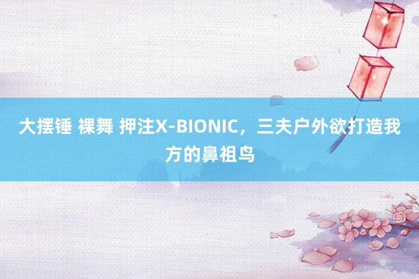 大摆锤 裸舞 押注X-BIONIC，三夫户外欲打造我方的鼻祖鸟