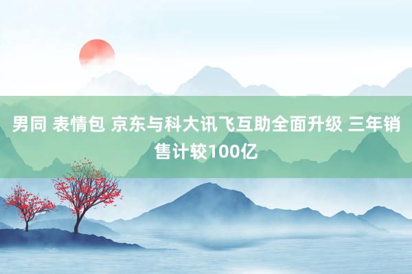 男同 表情包 京东与科大讯飞互助全面升级 三年销售计较100亿